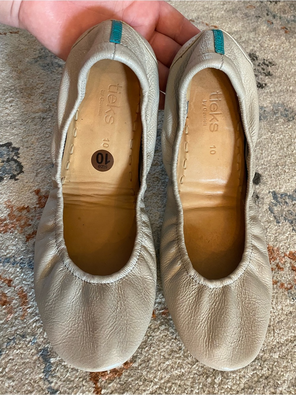Feather gray Tieks size 10